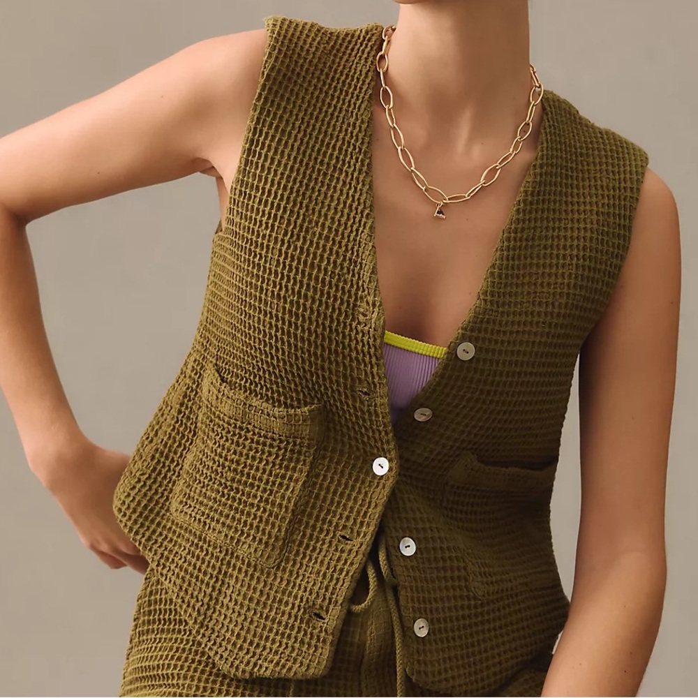 Donni. Waffle Vest